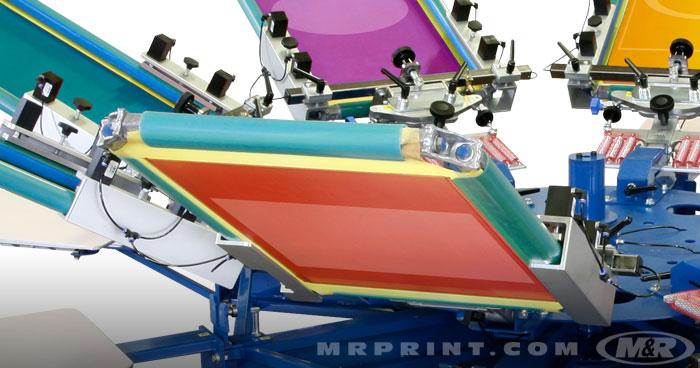 chameleon screen printing press