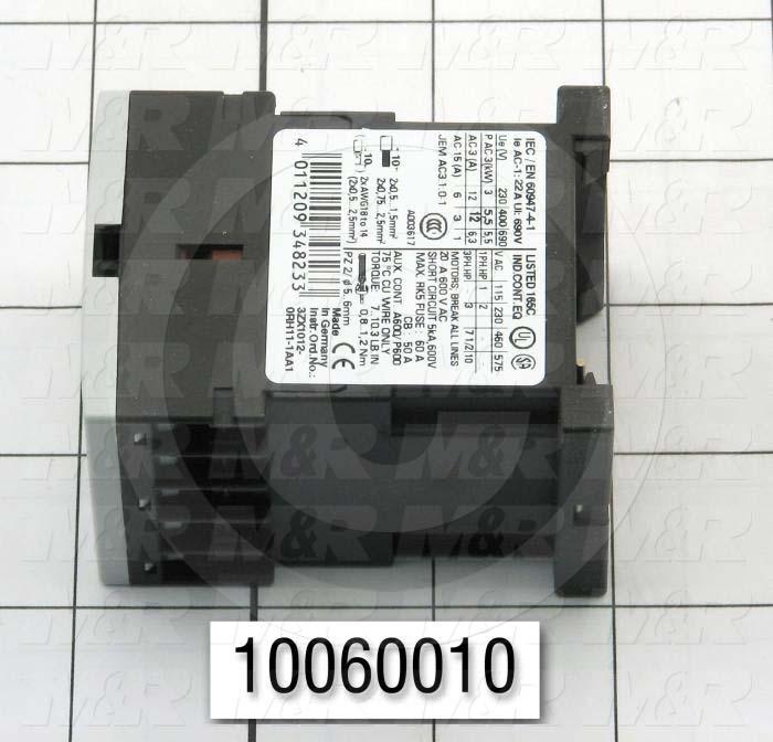 220VAC (3POLE)W/NO AC3 12AMP