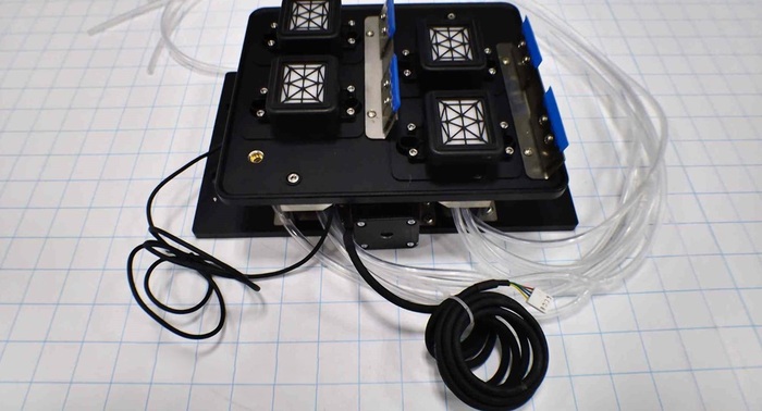 4 HEAD INK STACK ASSEMBLY