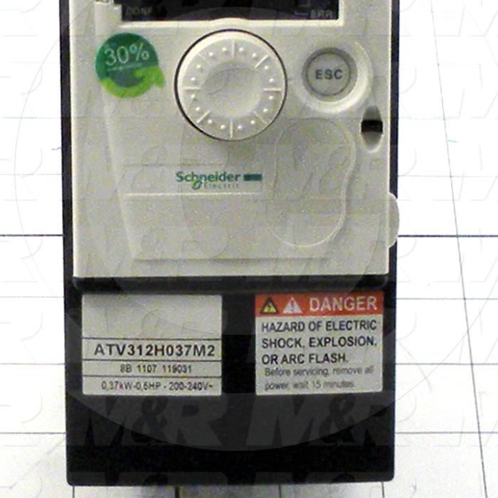 AC Drive, Altivar312 Series, 0.37KW (1/2HP), 240VAC, 1 Phase