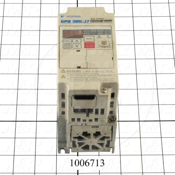 AC Drive, CIMR-J7 Series, 0.75KW (1HP), 208-230VAC