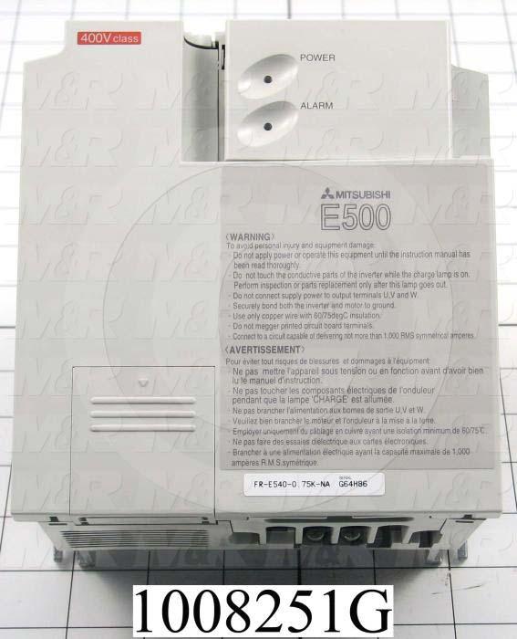 AC Drive, E540 Series, 0.75KW (1HP)