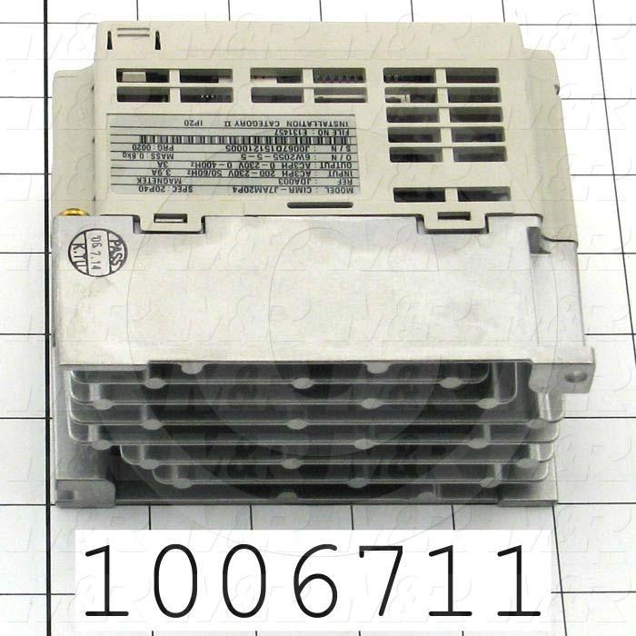 AC Drive, FR-S510WE Series, 0.37KW (1/2HP), 208-230VAC, 3 Phase