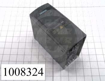 AC Drive, FR-S510WE Series, 0.75KW (1HP), 208-230VAC, 3 Phase