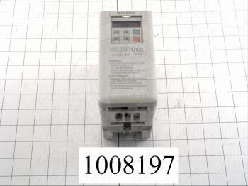 AC Drive, U110W Series, 0.4KW, 115VAC, 1 Phase, 230VAC Output