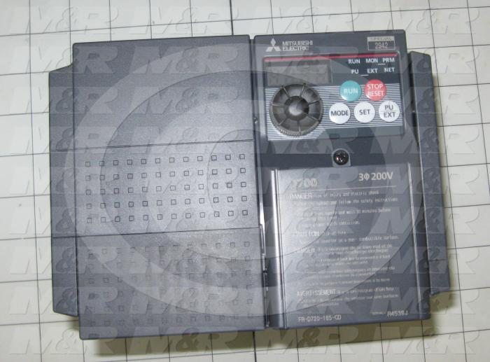 AC Drive, VFD, D700 Series, 5HP, 200-240VAC, 3 Phase, 50/60Hz, 3 Phase