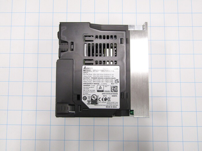 AC Drive, VFD, MS300 Series, 1/2HP, 208-230VAC, 1 Phase