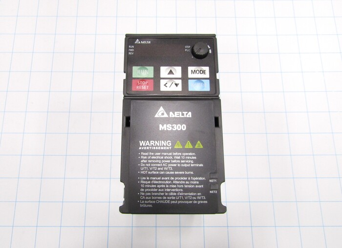 AC Drive, VFD, MS300 Series, 1/2HP, 208-230VAC, 1 Phase