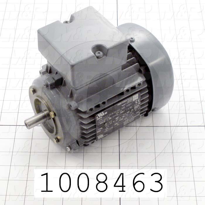 AC Motor, 1/2HP, 1750 RPM, 208-230/460VAC, 60Hz