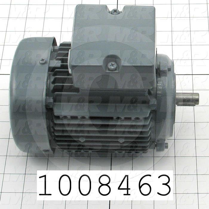 AC Motor, 1/2HP, 1750 RPM, 208-230/460VAC, 60Hz