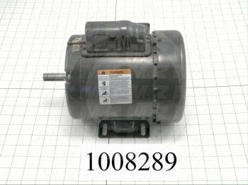AC Motor, 1/2HP, 56 Frame, 1725 RPM, 115/208-230VAC, 1 Phase, 60Hz