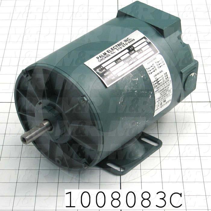 AC Motor, 1/3HP, 2900 RPM, 190/380VAC, 3 Phase, 50Hz