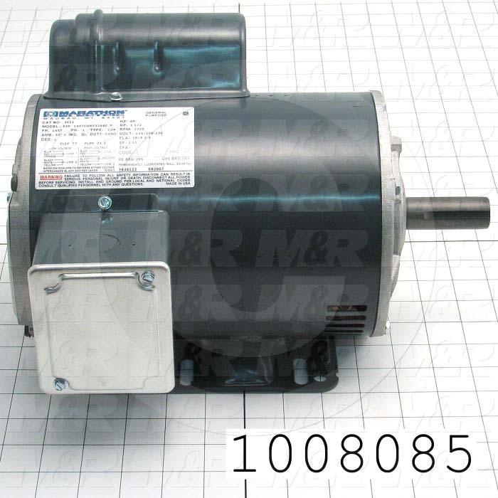 AC Motor, 1.5HP, 1725 RPM, 115/208-230VAC