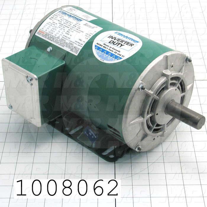 AC Motor, 1.5HP, 1725 RPM, 230/460VAC, 3 Phase