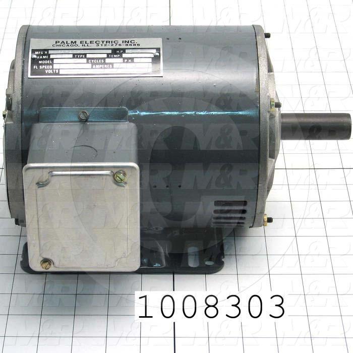 AC Motor, 1.5HP, 1725 RPM, 600VAC, 3 Phase, 60Hz