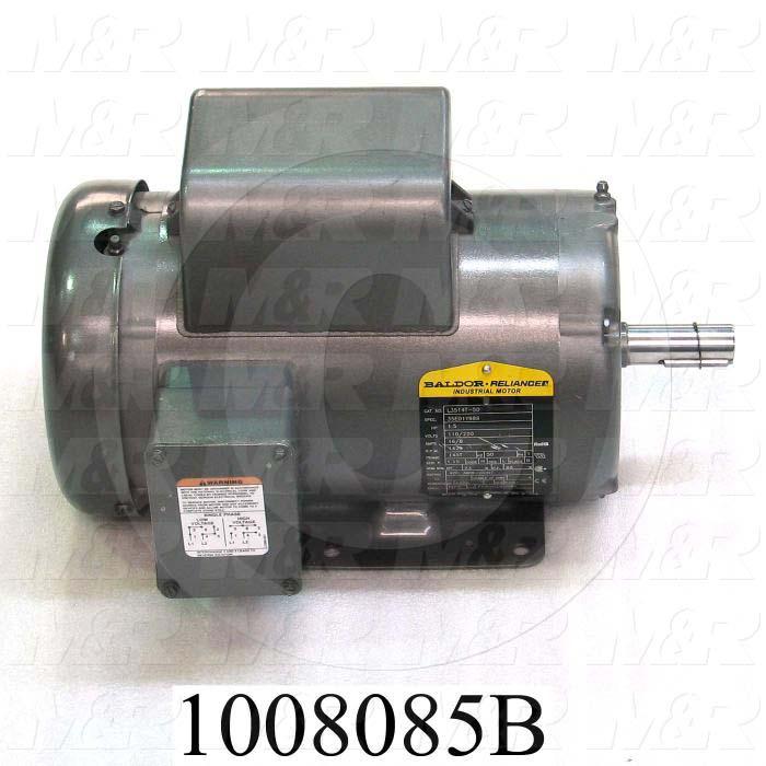 AC Motor, 1HP, 145T Frame, 1425 RPM, 115/208-230VAC, 50Hz