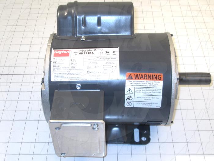 AC Motor, 1HP, 56 Frame, 1725 RPM, 115/208-230VAC