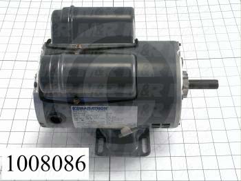 AC Motor, 1HP, 56 Frame, 3450 RPM, 115/208-230VAC, 60Hz