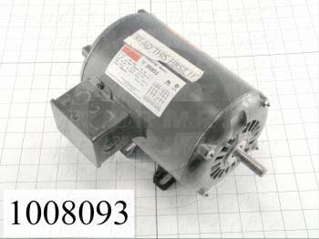 AC Motor, 1HP, 56 Frame, 3450 RPM, 208-230/460VAC, 3 Phase
