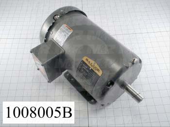 AC Motor, 2HP, 145T Frame, 208-230/460VAC, 3 Phase, 60Hz