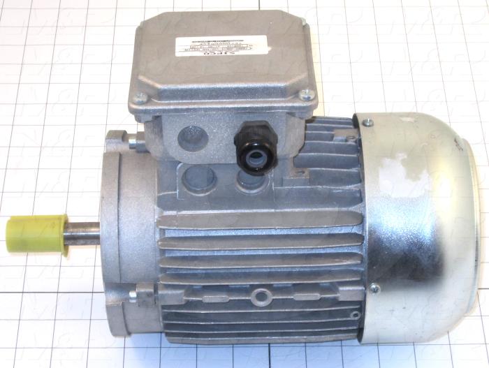 AC Motor, 3/4HP, 1200 RPM, 230/460VAC, 3 Phase, 60Hz, 6 Poles