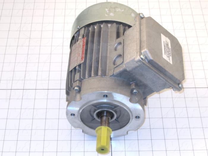AC Motor, 3/4HP, 1200 RPM, 230/460VAC, 3 Phase, 60Hz, 6 Poles