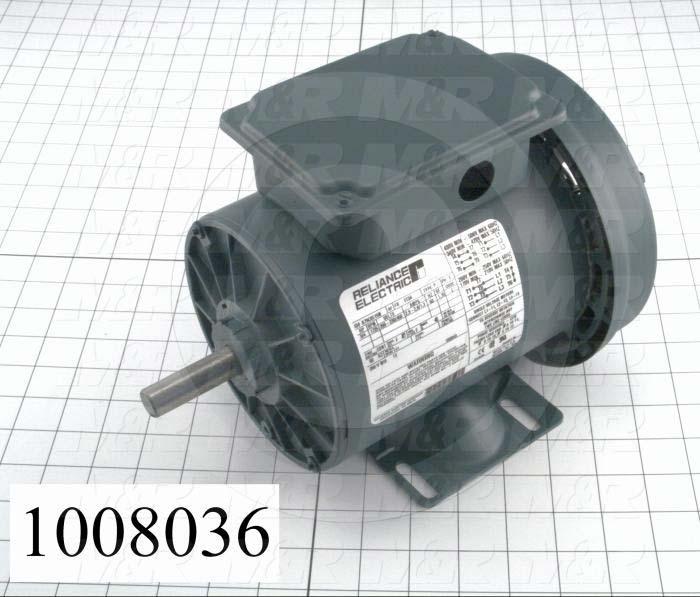AC Motor, 3/4HP, 1725 RPM, 208-230VAC, 3 Phase
