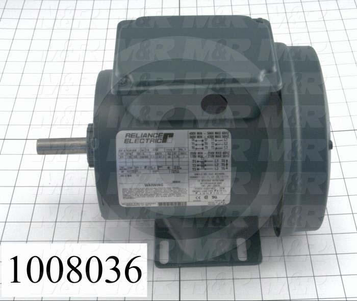 AC Motor, 3/4HP, 1725 RPM, 208-230VAC, 3 Phase