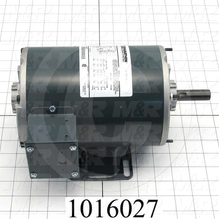 AC Motor, 3/4HP, 208/220/440VAC, 3 Phase, 50/60Hz