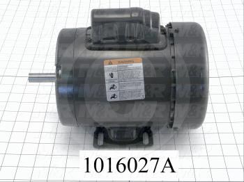 AC Motor, 3/4HP, 56 Frame, 1725 RPM, 115/230VAC, 1 Phase, 60Hz