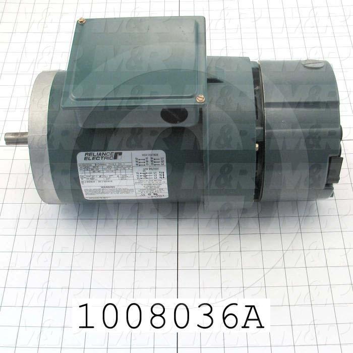 AC Motor, 3/4HP, 56C Frame, 1725 RPM, 208-230VAC, 50/60Hz