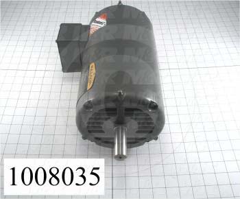 AC Motor, 3HP, 145T Frame, 1725 RPM, 208-230/460VAC, 3 Phase, 60Hz