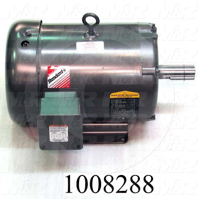 AC Motor, 7.5HP, 213T Frame, 1765 RPM, 208-230/460VAC, 3 Phase, 60Hz