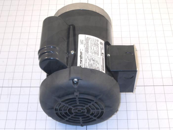 AC Motor, Open Drip Proof, 3/4HP, 56C Frame, 1425/1725 RPM, 115/208-230VAC, 1 Phase, 50/60Hz, With Junction Box, 5/8" Shaft