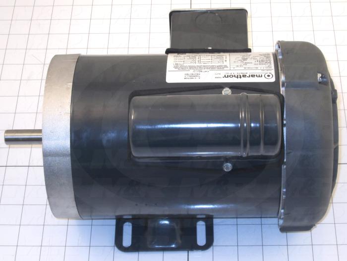 AC Motor, Open Drip Proof, 3/4HP, 56C Frame, 1425/1725 RPM, 115/208-230VAC, 1 Phase, 50/60Hz, With Junction Box, 5/8" Shaft