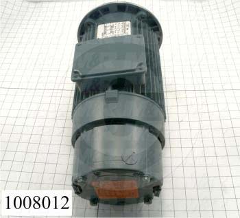 AC Motor, With Brake, 3/4HP, 208-230VAC, 3 Phase, 120/208V Brake Coil Voltage