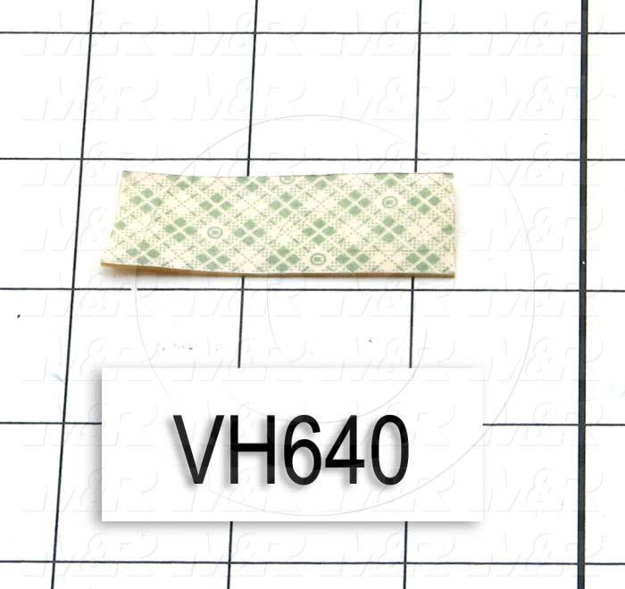 Adhesives & Seals, Adhesive Foam Tape, 3/4" Width, 0.035" Thickness, Natural Color