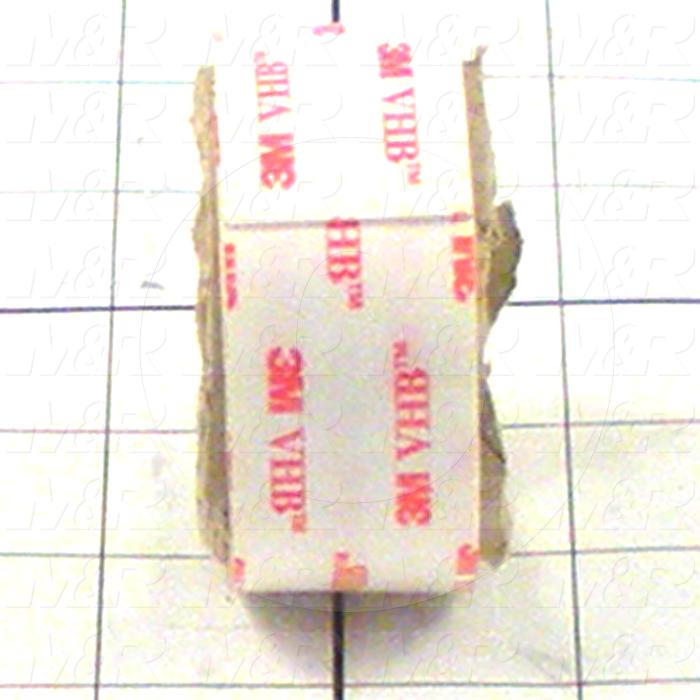 Adhesives & Seals, Adhesive Transfer Tape, 1.00" Width, Adhesive On Both Sides., Clear Color