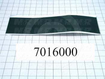 Adhesives & Seals, Tape, 3.75" Width, 25 MIL Thickness, Acrylic Foam Material, Used For Pallet Bracket, White Color