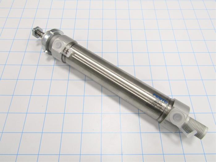 Air Cylinders, Double Acting Type, Standard ISO, M10 x 1.25 Rod Thread, Double Acting Single Rod Model, 32 mm Bore, 125 mm Stroke, Pneumatic end-position Cushion