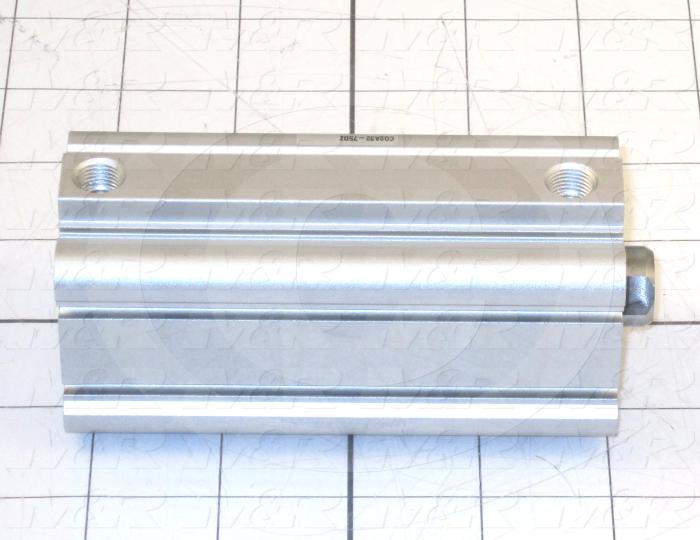 Air Cylinders, Double Rod Type, 32 mm Bore, 75 mm Stroke, Female Rod End, Taped Mounting Both Ends