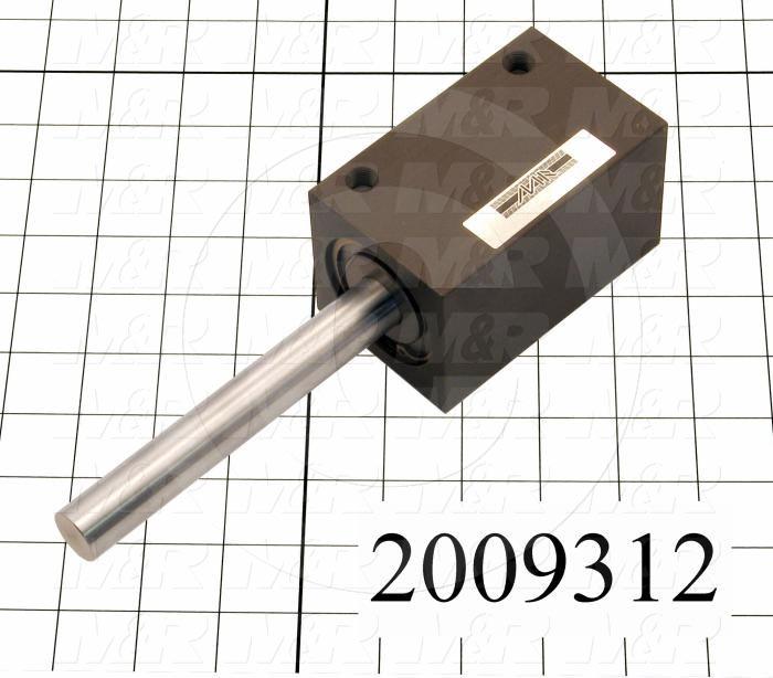 Air Cylinders, Double Rod Type, Standard NFPA, 1/2-20 UNF Rod Thread, Double Acting Model, 2" Bore, 2" Stroke, Chopper Function