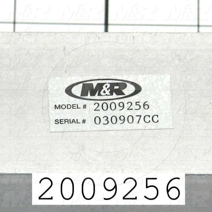 Air Cylinders, Double Rod Type, Standard NFPA, 3/4-16 UNC Rod Thread, Double Acting Model, 1 3/8" Bore, 3 1/2" Stroke