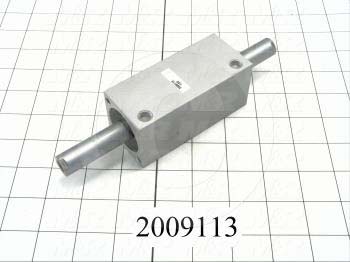 Air Cylinders, Double Rod Type, Standard NFPA, Double Acting Model, 1 3/8" Bore, 2 1/2" Stroke, Chopper Function