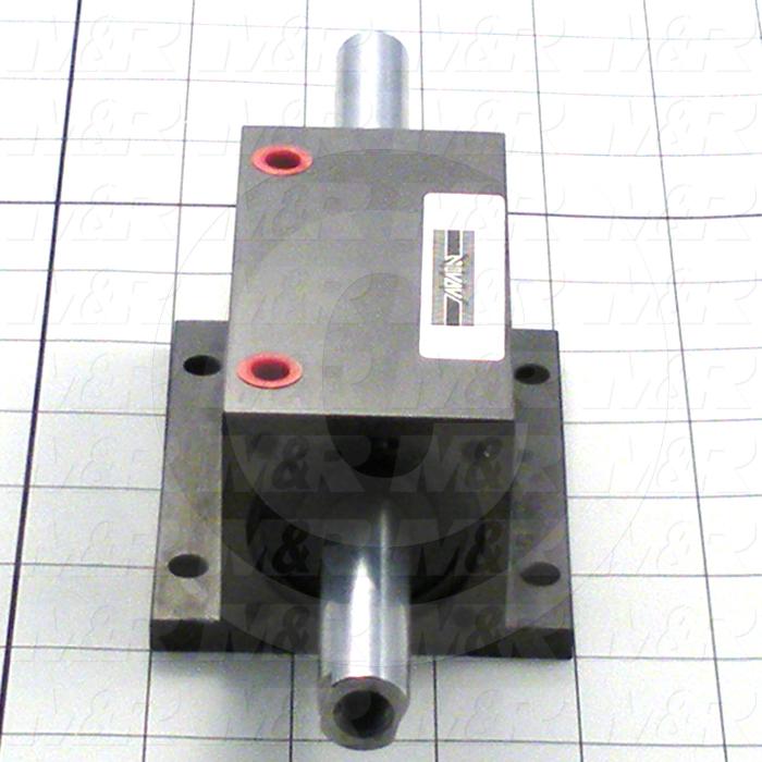 Air Cylinders, Double Rod Type, Standard NFPA, Double Acting Model, 1 5/8" Bore, 2" Stroke, Chopper Function