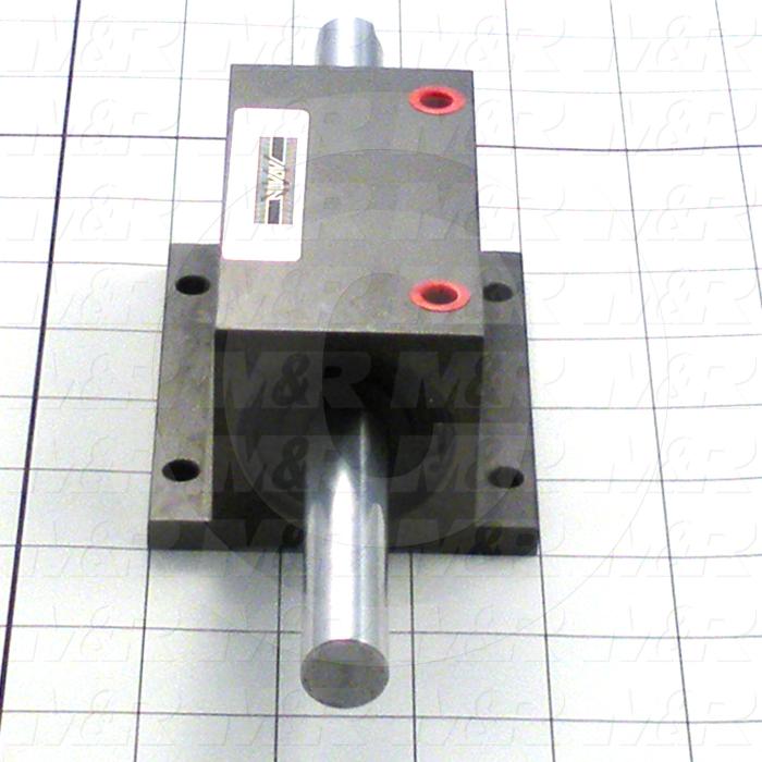 Air Cylinders, Double Rod Type, Standard NFPA, Double Acting Model, 1 5/8" Bore, 2" Stroke, Chopper Function
