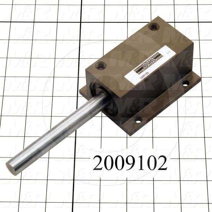 Air Cylinders, Double Rod Type, Standard NFPA, Double Acting Model, 1 5/8" Bore, 2" Stroke, Chopper Function