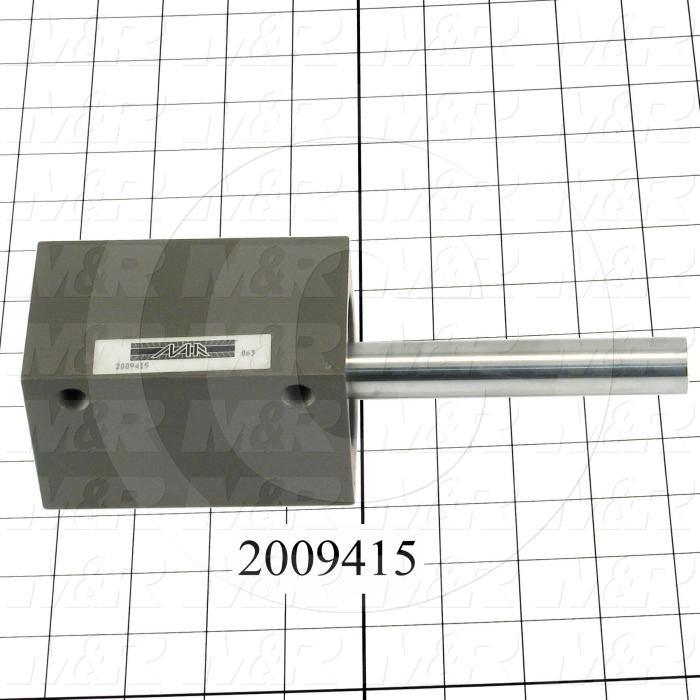 Air Cylinders, Double Rod Type, Standard NFPA, Double Acting Model, 2" Bore, 2" Stroke