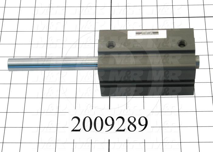 Air Cylinders, Double Rod Type, Standard NFPA, Double Acting Model, 63 mm Bore, 3" Stroke, Chopper Function