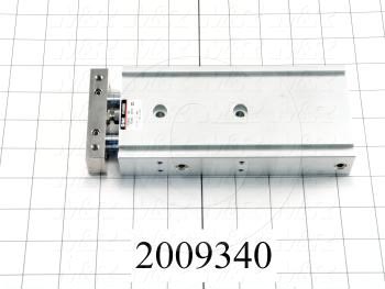 Air Cylinders, Dual Rod Type, Standard ISO, Double Acting Model, 25 mm Bore, 100 mm Stroke, Both Ends Cushion